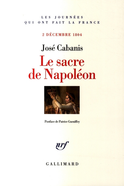 Le sacre de Napoléon. 2 décembre 1804