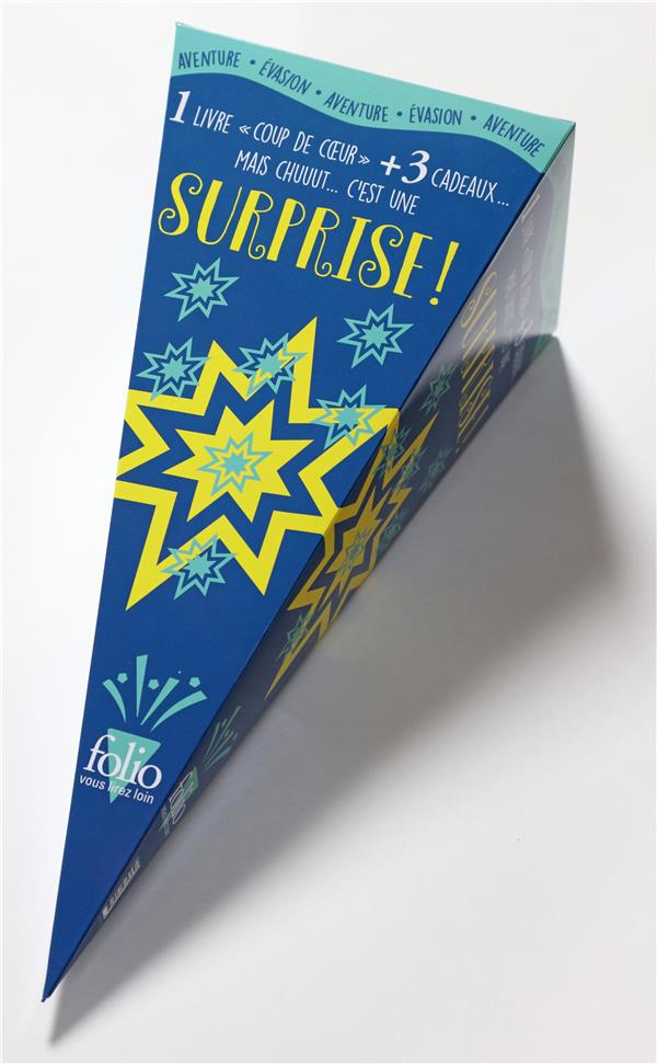 Aventure et évasion. 1 livre "coup de coeur" et 3 cadeaux