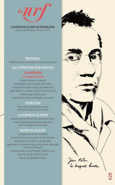 La Nouvelle Revue Française N° 628, janvier 2018