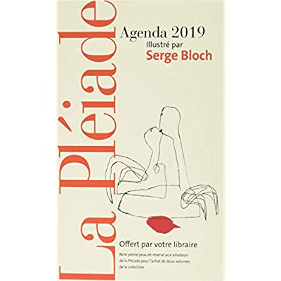 Agenda La Pleiade 2019 illustré par Serge Bloch