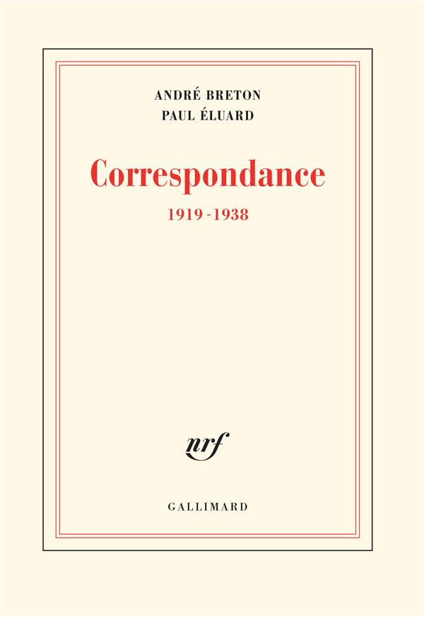 Correspondance. (1919-1938)