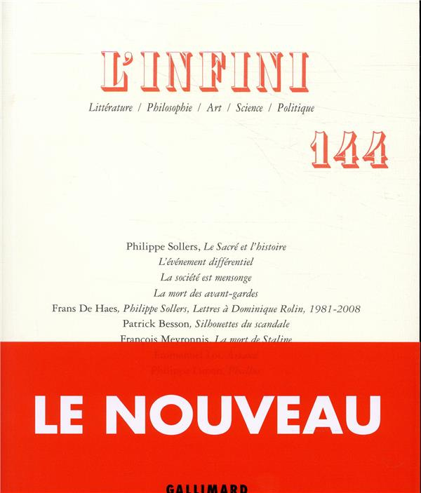 L'Infini N° 144