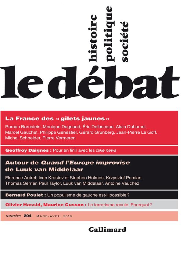 Le Débat N° 204, mars-avril 2019