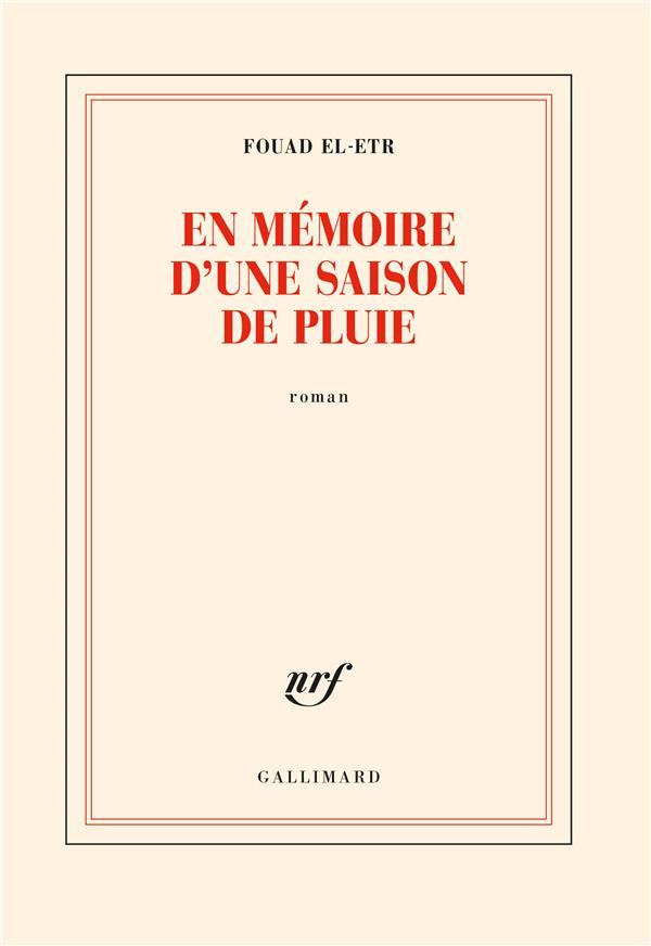 En mémoire d'une saison de pluie