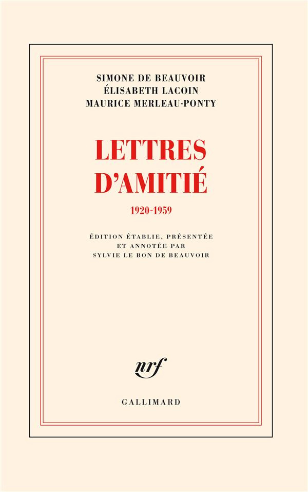 Lettres d'amitié. 1920-1959