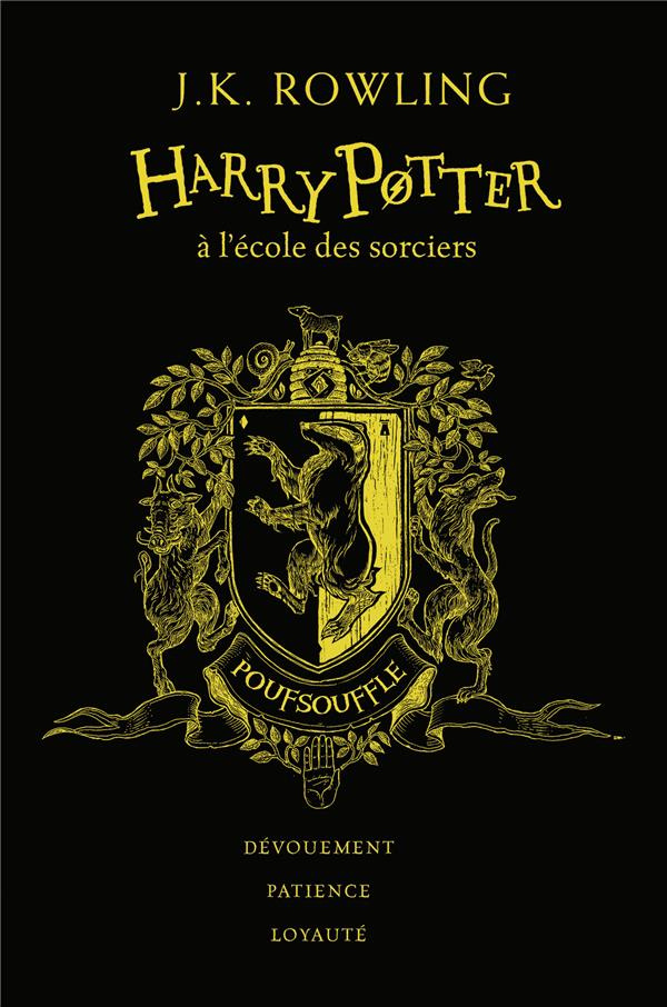 Harry Potter Tome 1 : Harry Potter à l'école des sorciers (Poufsouffle). Edition collector 20e anniv