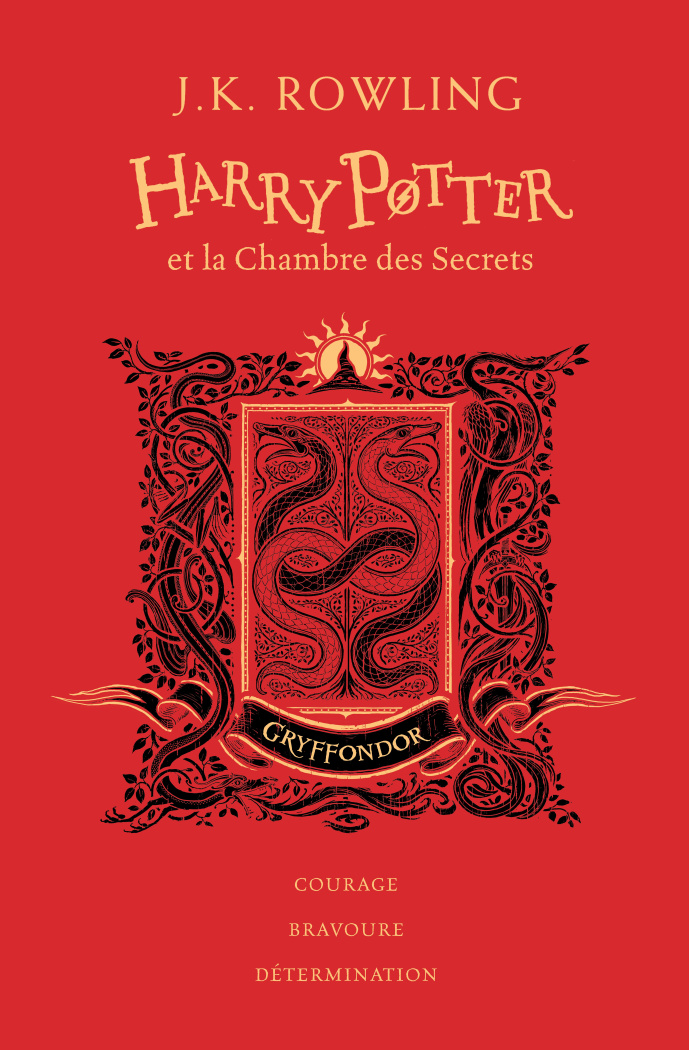 Harry Potter Tome 2 : Harry Potter et la chambre des secrets (Gryffondor). Edition collector