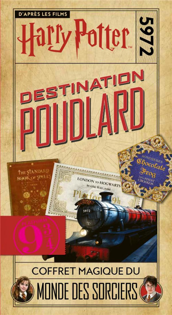 Destination Poudlard. Coffret magique du monde des sorciers - Avec un carnet ligné, un crayon, un ma
