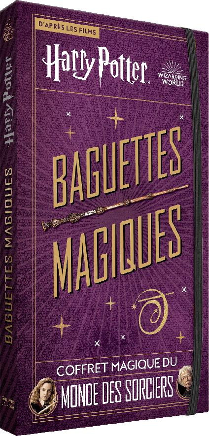 Harry Potter Baguettes magiques. Coffret magique du Monde des Sorciers avec des fac-similés à collec