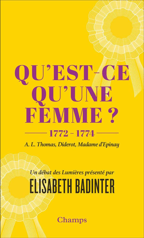 Qu'est-ce qu'une femme ? (1772-1774)
