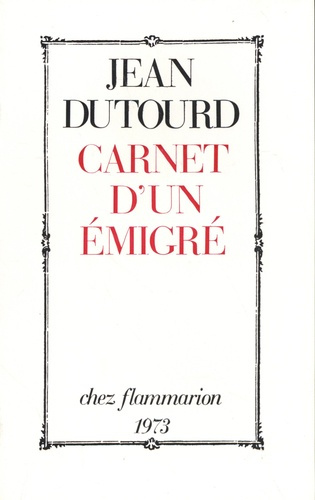 Carnet d'un émigré