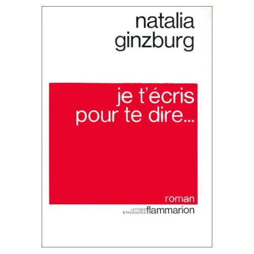 Je t'écris pour te dire