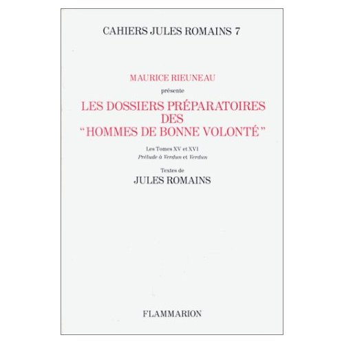 Les Dossiers préparatoires des 'Hommes de bonne volonté' Tome 3 : Les Dossiers préparatoires des "