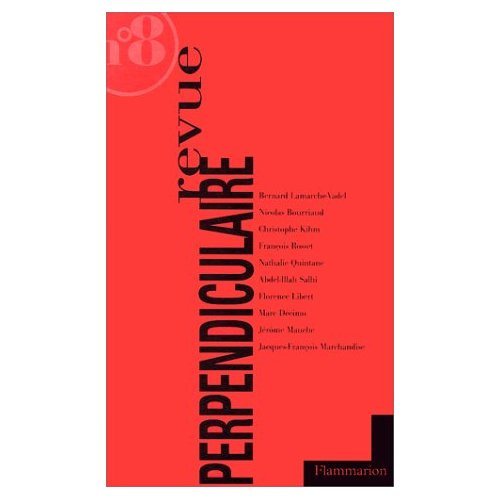 REVUE PERPENDICULAIRE NO 8 HIVER 1997-1998