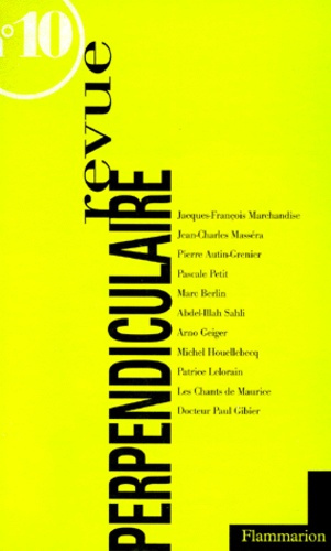 REVUE PERPENDICULAIRE ETE 1998 N°10