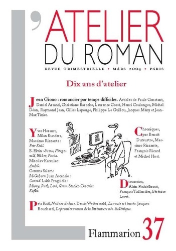 L'ATELIER DU ROMAN - DIX ANS D'ATELIER