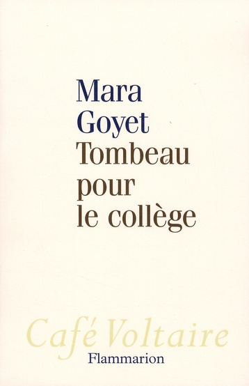 Tombeau pour le collège