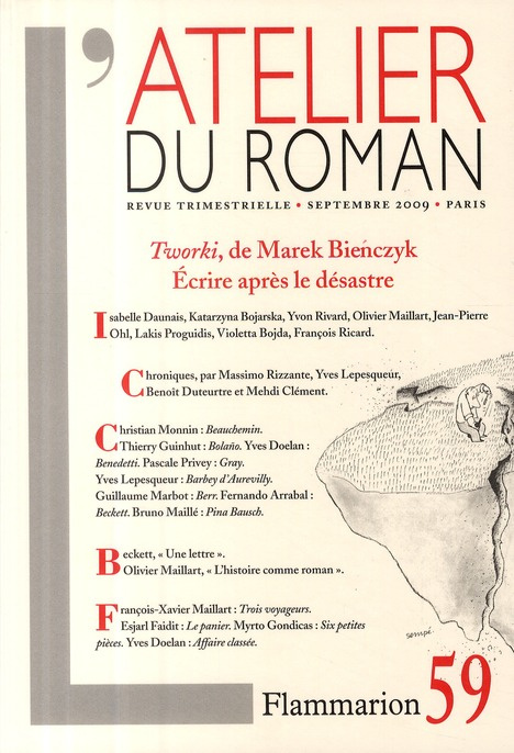 L'ATELIER DU ROMAN - TWORKI, DE MAREK BIENCZYK : ECRIRE APRES LE DESASTRE