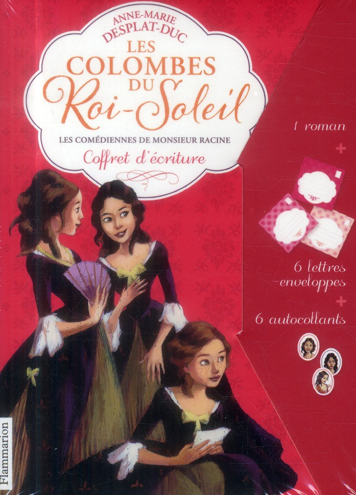 Les Colombes du Roi-Soleil : Coffret d'écriture. 1 roman : Tome 1, Les comédiennes de Monsieur Racin