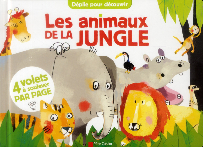 Déplie pour découvrir les animaux de la jungle