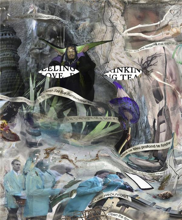 Deep see blue surrounding you. Edition bilingue français-anglais