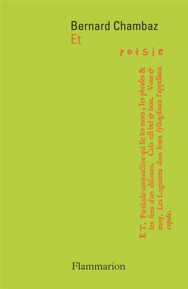 Et. Et il y avait une odeur de menthe ; Exponentiel ; En vrac mon petit Nerval ; Est d'hommage (La v