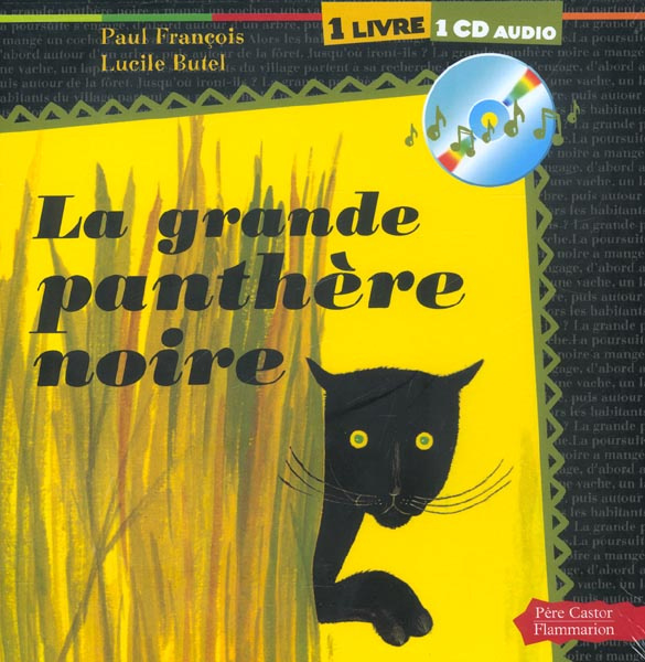 La grande panthère noire. Coffret livre CD Audio