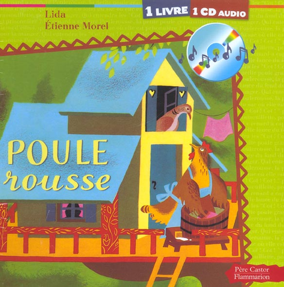 Poule rousse. Coffret livre   CD Audio