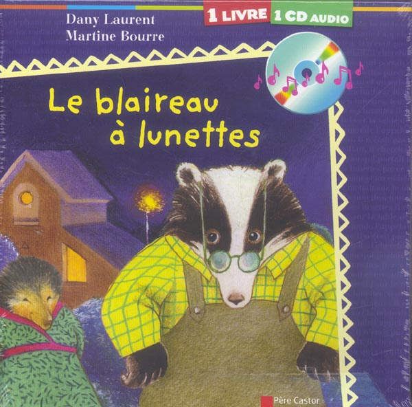 Le blaireau à lunettes. Avec 1 CD audio