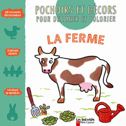 FERME (LA) - POCHOIRS ET DECORS POUR DESSINER ET COLORIER