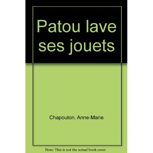 PATOU LAVE SES JOUETS