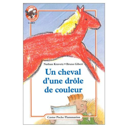 UN CHEVAL D'UNE DROLE DE COULEUR