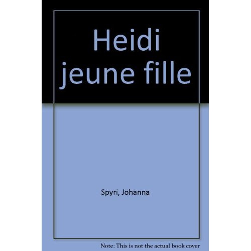 HEIDI JEUNE FILLE
