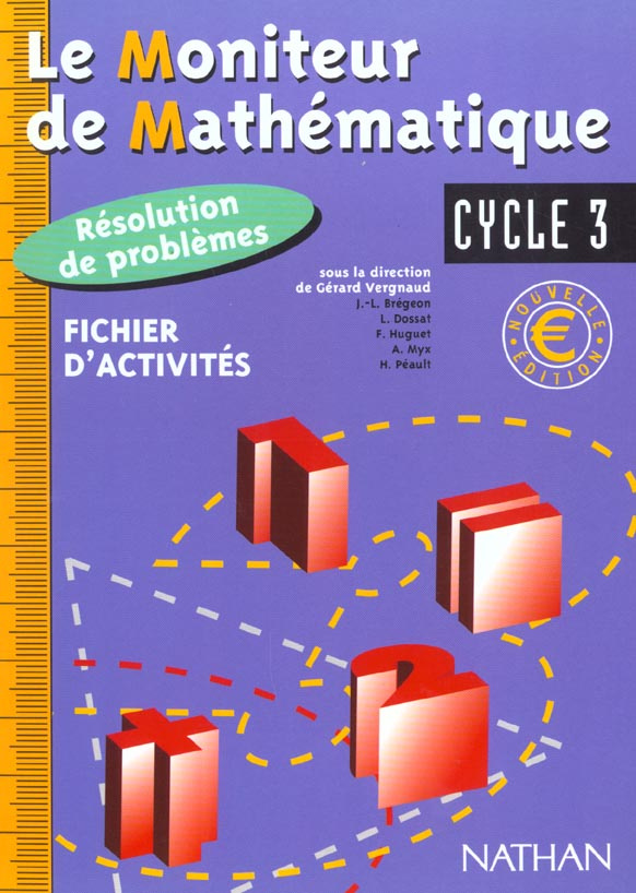 Résolution de problèmes Cycle 3. Fichier d'activités, édition 2001