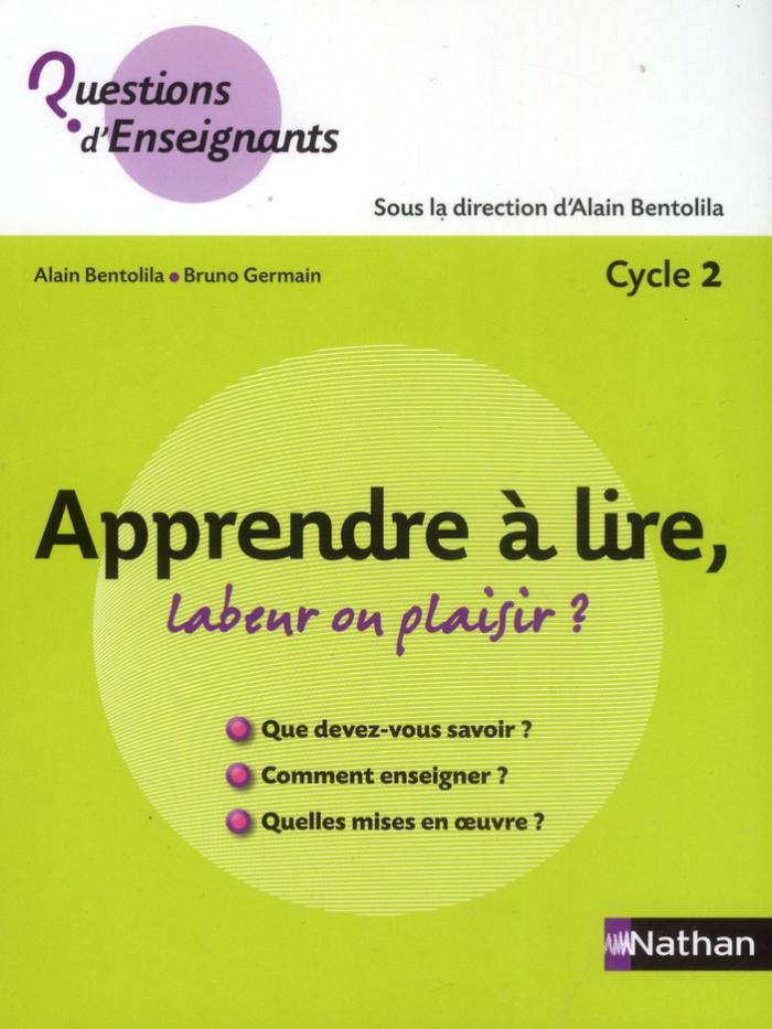 Apprendre à lire, labeur ou plaisir ? Cycle 2