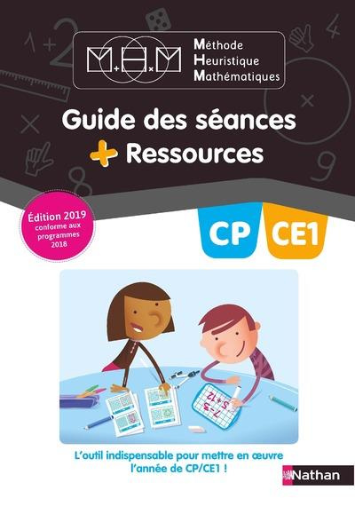 Méthode heuristique mathématiques CP-CE1. Guide des séances   Ressources, Edition 2019