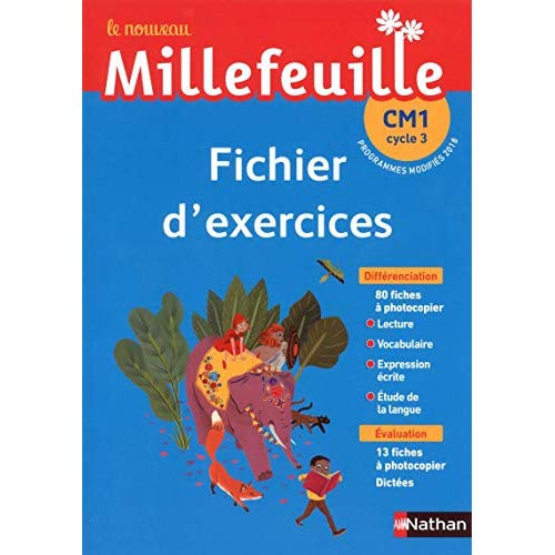 Le nouveau Millefeuille CM1. Fichier d'exercices, Edition 2019