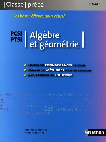 Algèbre et géométrie PCSI PTSI