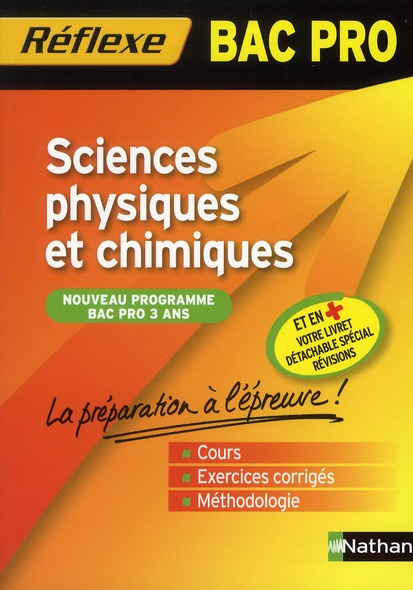 BAC PRO - Sciences physiques et chimiques