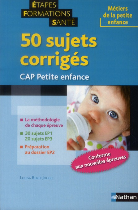 50 sujets corrigés CAP petite enfance