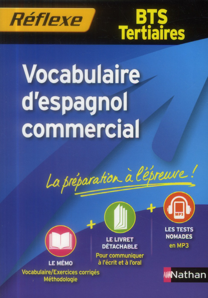 Vocabulaire d'espagnol commercial BTS tertiaires