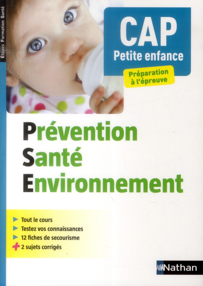 Prévention Santé Environnement CAP Petite enfance