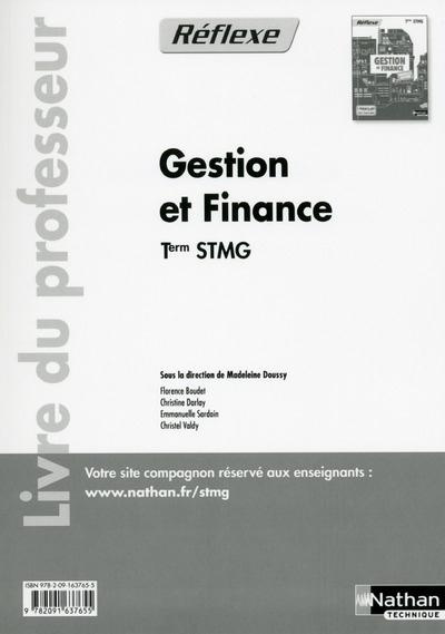 Gestion et finance Tle STMG. Livre du professeur