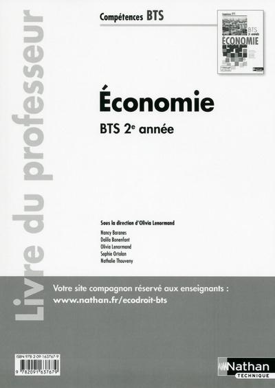 Economie BTS 2e année. Livre du professeur
