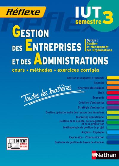 Gestion des entreprises et des administrations IUT semestre 3. Toutes les matières