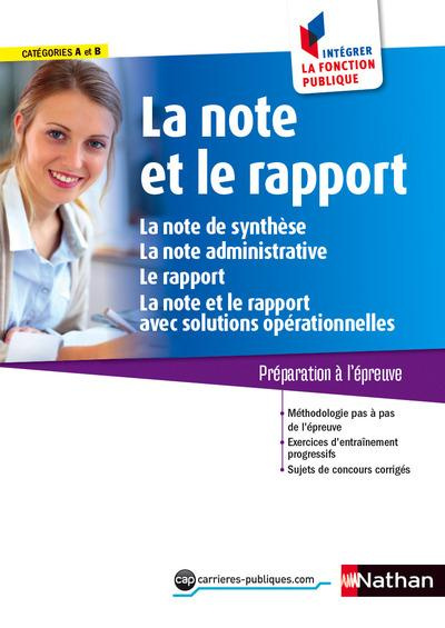 La note et le rapport