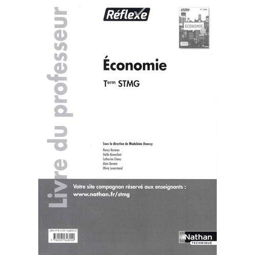 Economie Tle STMG. Livre du professeur