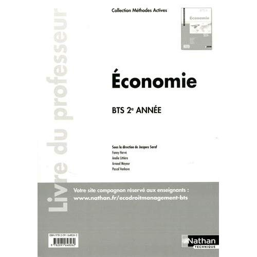 Economie BTS 2e année. Livre du professeur