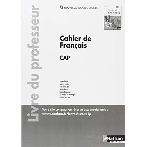 Français CAP. Livre du professeur, Edition 2018