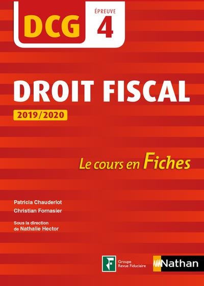 Droit fiscal DCG 4. Edition 2019-2020